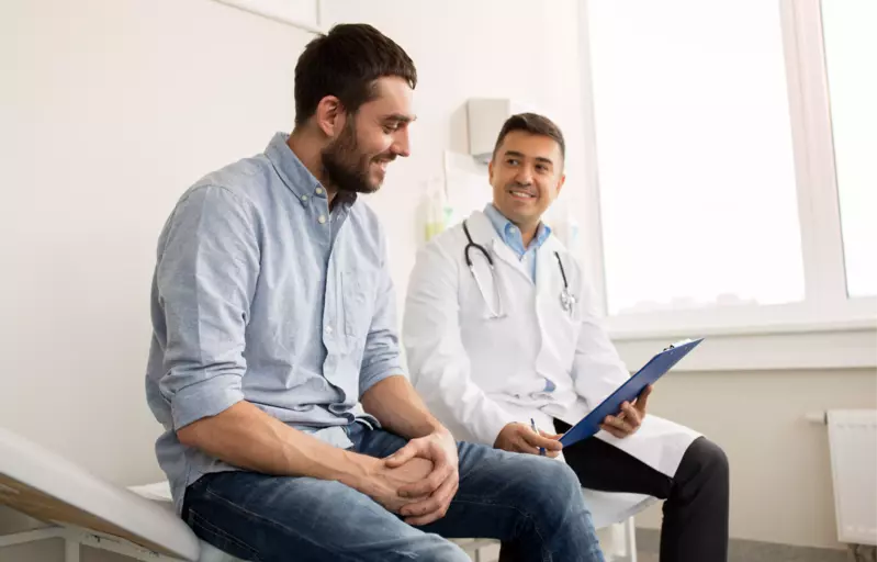 doctor explaining procedure to patient